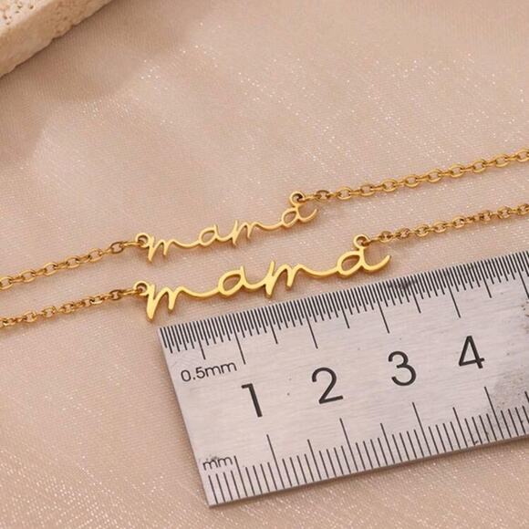 NWT, Gold 'Mama' Necklace - Picture 2 of 2